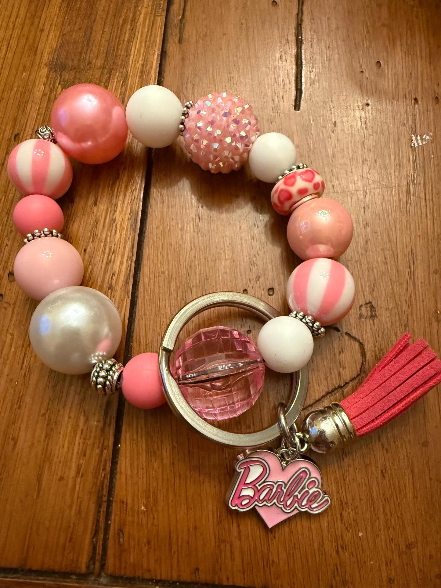 Pretty in Pink ā Barbie Inspired Bracelet Keychain