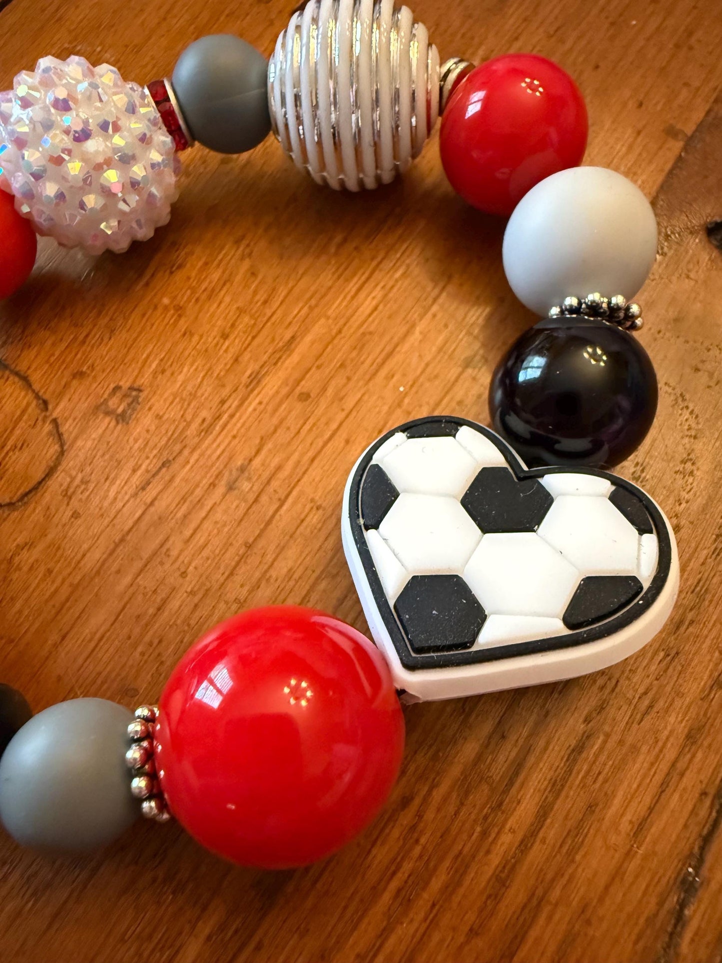 Goal Getter – Soccer Bracelet Keychain