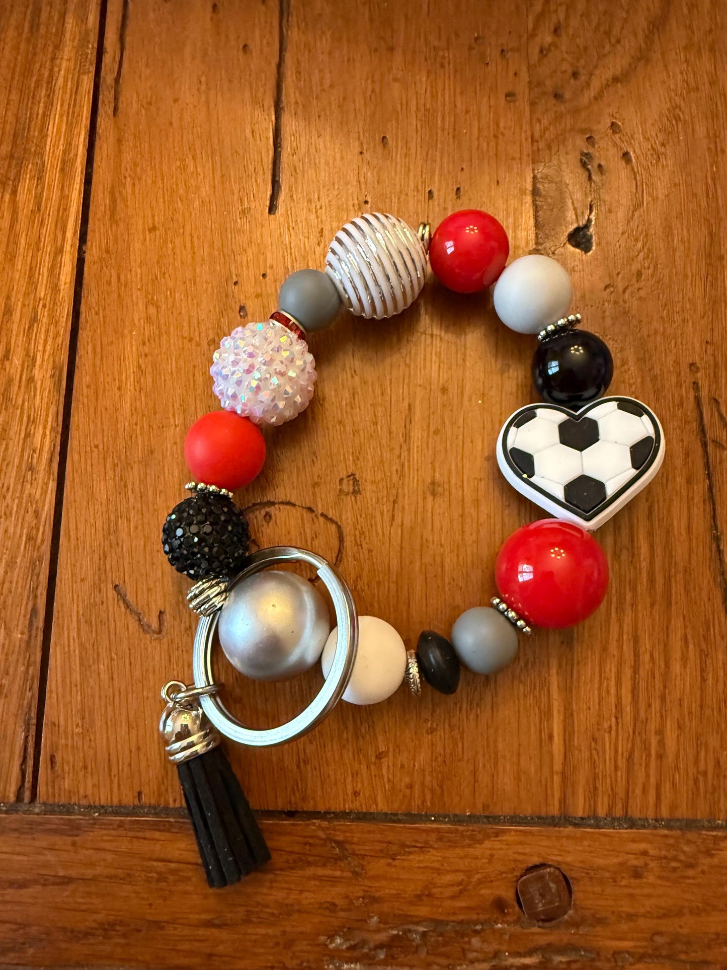 Goal Getter – Soccer Bracelet Keychain