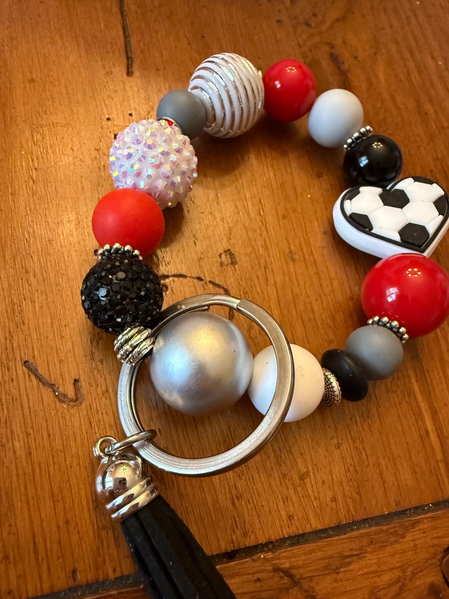 Goal Getter – Soccer Bracelet Keychain