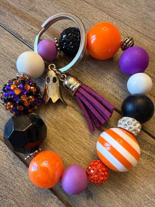 Spooky Spirit Halloween Bracelet Keychain